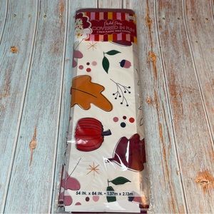 NEW Packed Party Fall Autumn Thanksgiving Plastic Tablecloth Table Covers